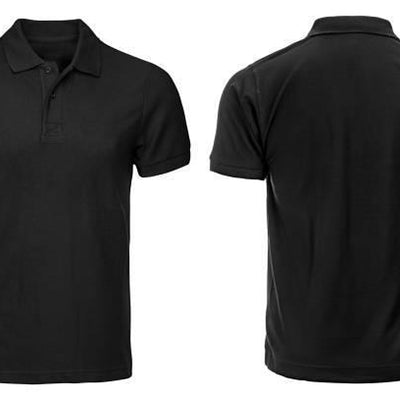 Black Polo Top - Luxe-Custom-Designer