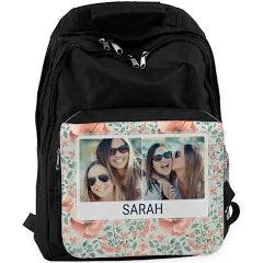 Custom Photo Black Backpack - Luxe-Custom-Designer