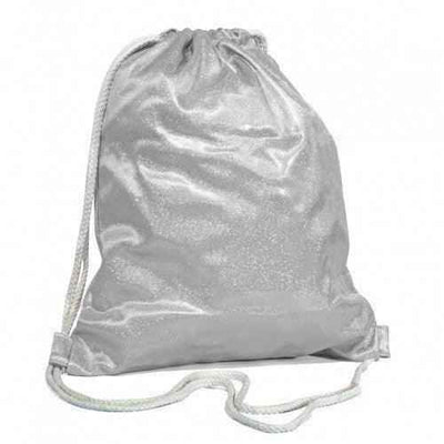 Custom Photo Silver Sparkling Gym Bag - Luxe Custom Designer