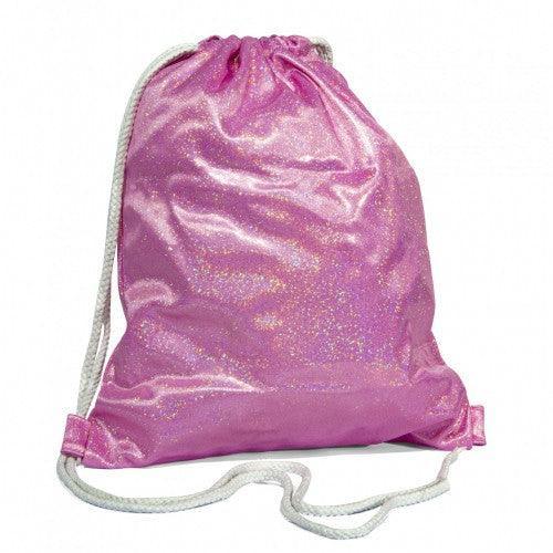 Custom Pink Sparkling Gym Bag - Luxe-Custom-Designer