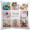 Custom White Velvet Cushion Cover 40cm by 40cm - Cushions with Photos - Luxe Custom Designer