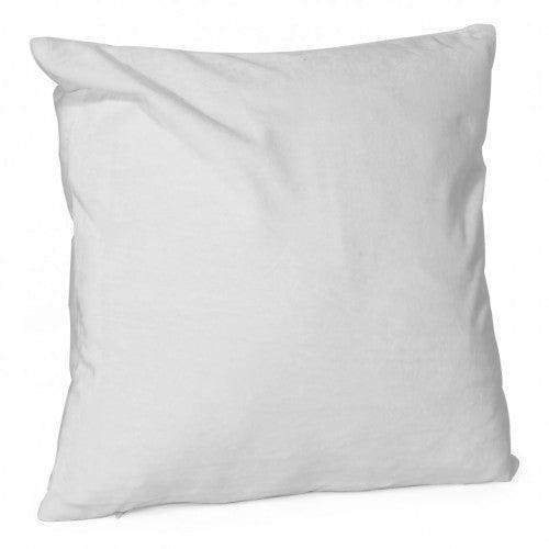 Custom White Velvet Cushion Cover 40cm by 40cm - Luxe-Custom-Designer