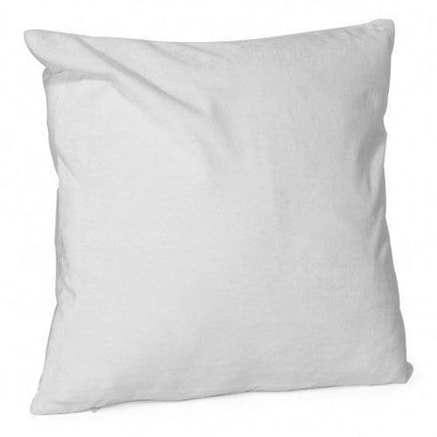 Custom White Velvet Cushion Cover 40cm by 40cm - Luxe-Custom-Designer