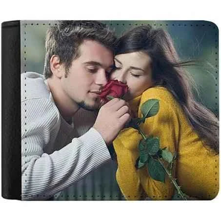 Faux Leather Photo Wallet - Luxe Custom Designer