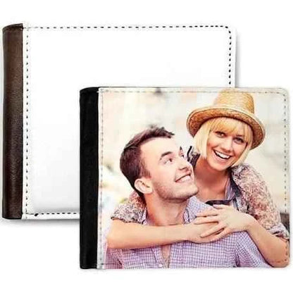 Faux Leather Photo Wallet - Luxe Custom Designer