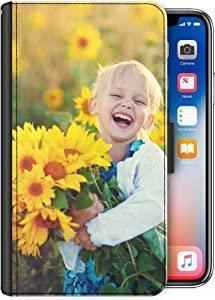 Galaxy S22 Ultra Leather Flip Personalised Phone Case - Luxe Custom Designer