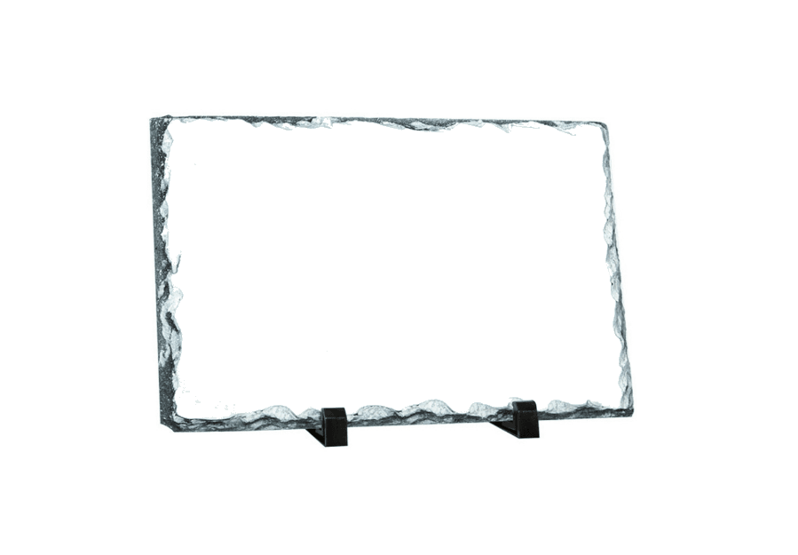 Gloss Photo Slate Rectangle 12cm x 22cm - Luxe-Custom-Designer