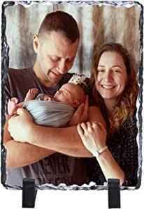 Gloss Photo Slate Rectangle 14cm x 19cm - Luxe Custom Designer