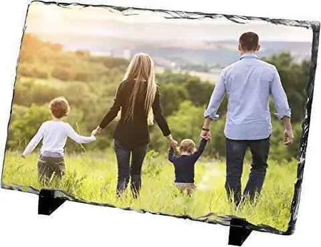 Gloss Photo Slate Rectangle 14cm x 19cm - Luxe Custom Designer