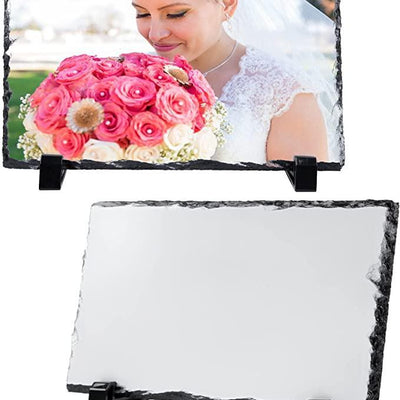 Gloss Photo Slate Rectangle 15cm x 19cm - Luxe-Custom-Designer