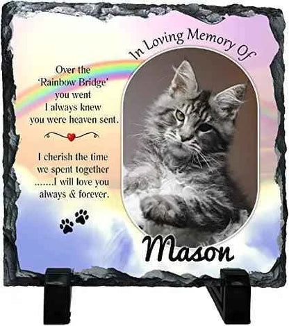 Gloss Photo Slate - Square 14cm X 14cm