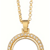 Gold Double Photo Pendant Necklace - Luxe Custom Designer