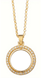 Gold Double Photo Pendant Necklace - Luxe-Custom-Designer