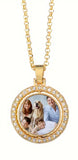 Gold Double Photo Pendant Necklace - Luxe-Custom-Designer