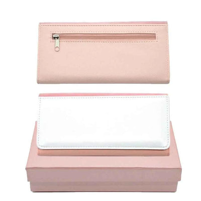 Large Leather Purse - Pink + giftbox - Luxe Custom Designer