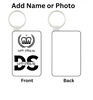MDF Keyring add your own text or photo - Luxe Custom Designer