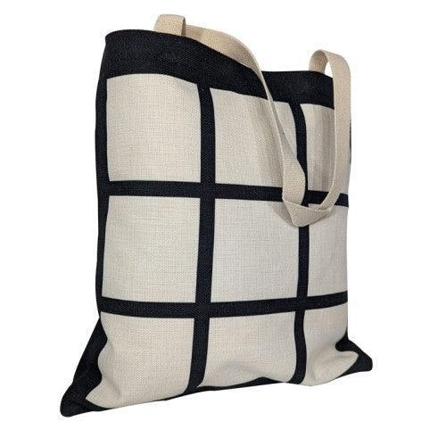 Personalised 9 Panel Linen Shopping Bag - Luxe-Custom-Designer