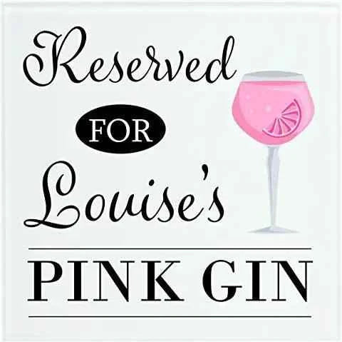 Personalised Ceramic Coaster - Square - Luxe Custom Designer