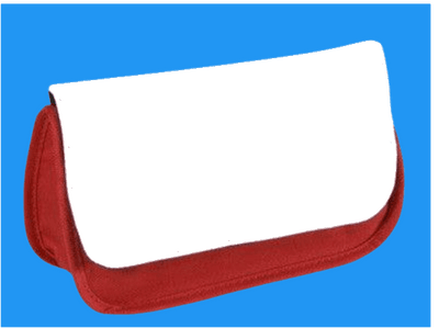 Personalised Pencil Case / Make Up Bag Red - Luxe Custom Designer