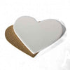 Photo 4" Ceramic Heart Coasters - Luxe Custom Designer