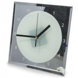 Photo Square Glass Clock - Luxe-Custom-Designer