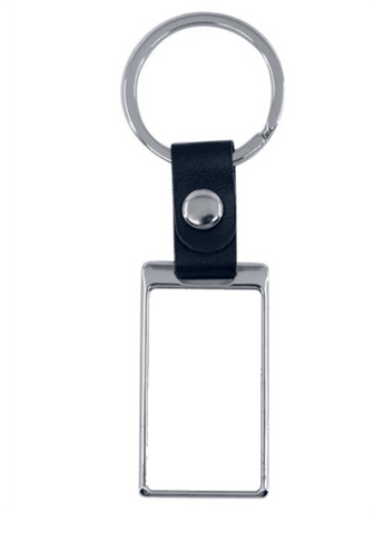 Rectangle metal keyring - Luxe-Custom-Designer