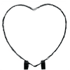 Rock Photo Slate - Heart Small 13.5cm by 13.5 cm - Luxe Custom Designer