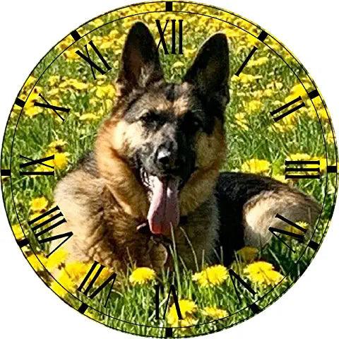 Round Hardboard Custom Photo Clocks - Luxe-Custom-Designer