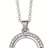 Silver Double Photo Pendant Necklace - Luxe Custom Designer
