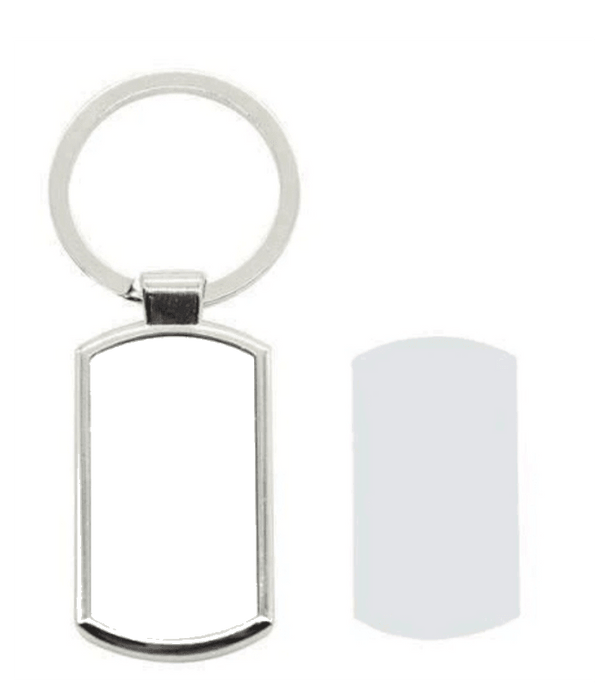 Silver Metal keyring - Luxe-Custom-Designer