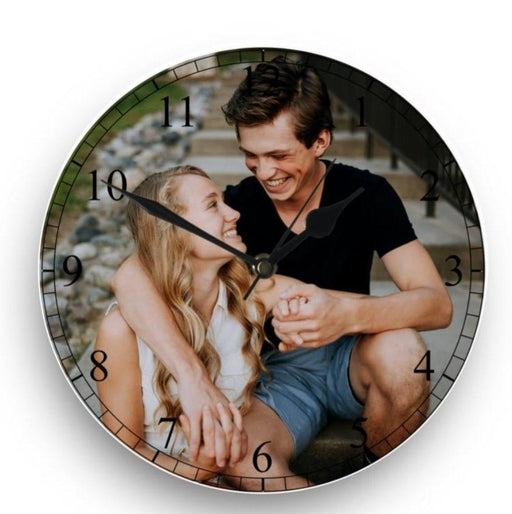 Single photo clock 20cm - Luxe-Custom-Designer