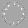 Single photo clock 20cm - Luxe Custom Designer
