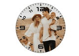 Single photo clock 20cm - Luxe-Custom-Designer