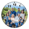 Single photo clock 20cm - Luxe Custom Designer