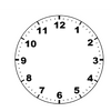 Single photo clock 20cm - Luxe Custom Designer