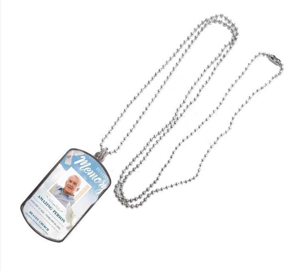 Single Side Large Dogtag - Luxe-Custom-Designer