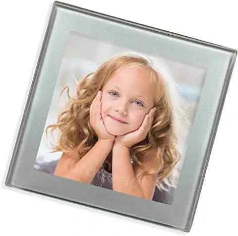 Square Glass Personalised Coasters - Luxe Custom Designer