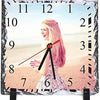 Square Photo Slate Clock - Luxe Custom Designer