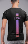 Triple Vertical Luxe T-Shirt - Luxe Custom Designer