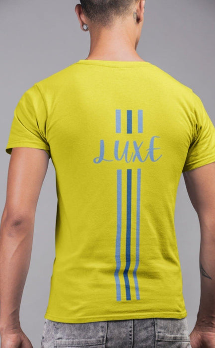 Triple Vertical Luxe T-Shirt - Luxe-Custom-Designer