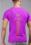 Triple Vertical Luxe T-Shirt - Luxe-Custom-Designer