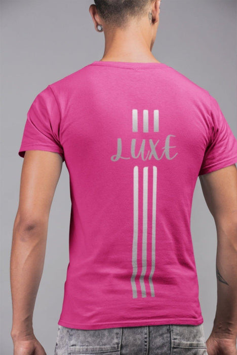 Triple Vertical Luxe T-Shirt - Luxe-Custom-Designer