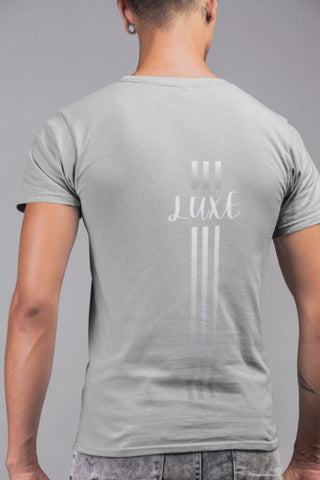 Triple Vertical Luxe T-Shirt - Luxe-Custom-Designer