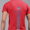 Triple Vertical Luxe T-Shirt - Luxe Custom Designer