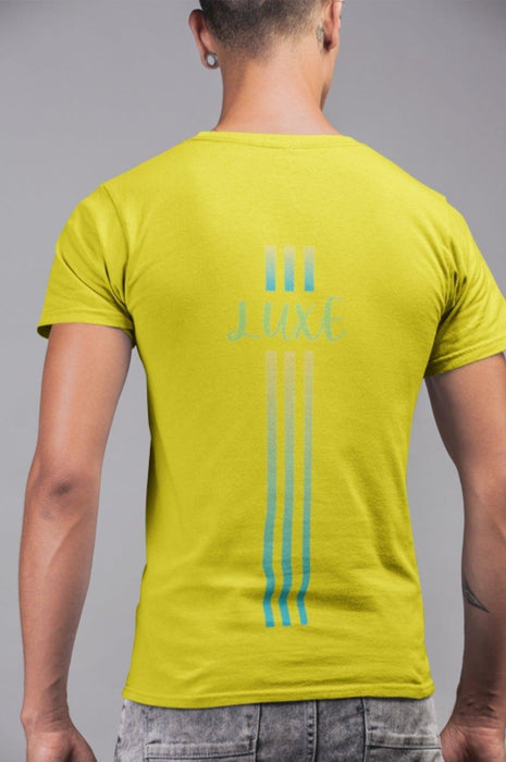 Triple Vertical Luxe T-Shirt - Luxe-Custom-Designer