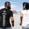 Triple Vertical Luxe T-Shirt - Luxe Custom Designer