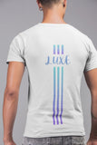 Triple Vertical Luxe T-Shirt - Luxe-Custom-Designer