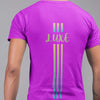 Triple Vertical Luxe T-Shirt - Luxe Custom Designer