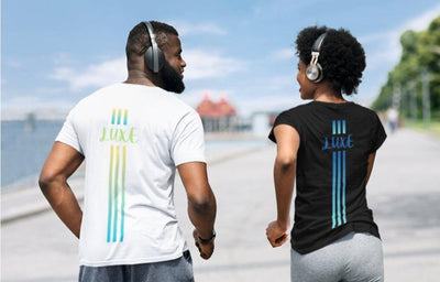 Triple Vertical Luxe T-Shirt - Luxe Custom Designer