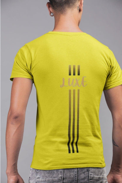 Triple Vertical Luxe T-Shirt - Luxe Custom Designer